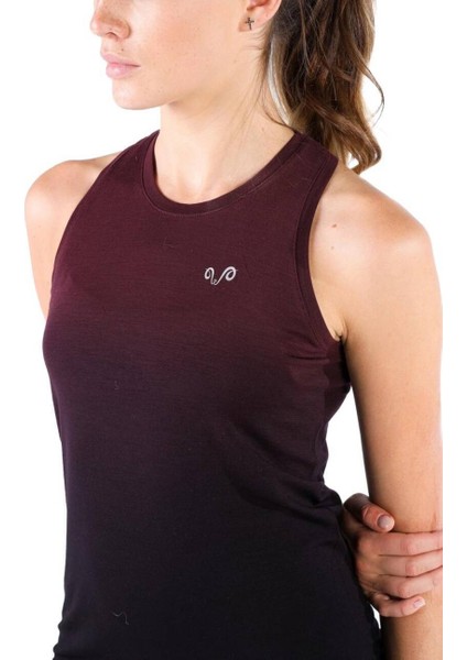 Zey Dikişsiz Örgün Yün Kadın Atlet