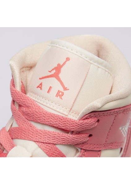 Air Jordan 1 Mid Bred Toe (W) Unisex Spor Ayakkabı indirimleri