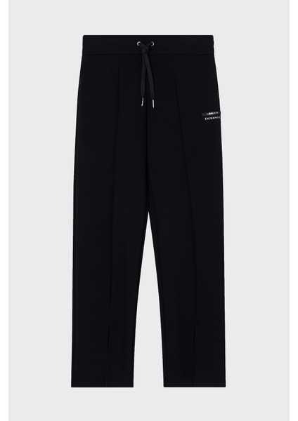 Logolu Relaxed Fit Yırtmaçlı Geniş Paça Jogger Pantolon Bayan Pantolon XW001289 AF16111 UC001 indirimleri