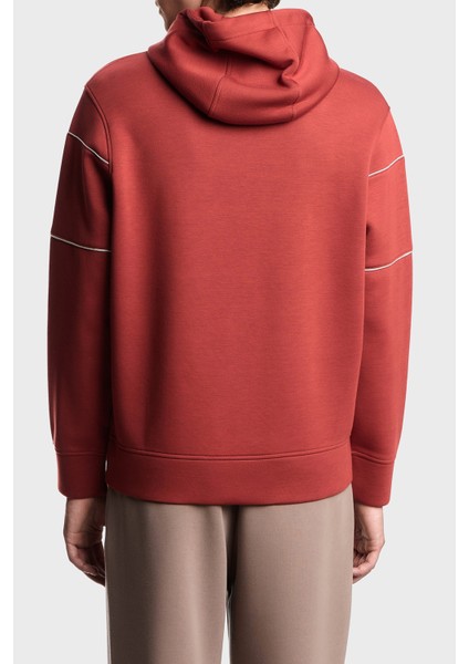 Logolu Şerit Detaylı Regular Fit Kapüşonlu Sweat Erkek Sweat EM002885 AF17545 U5035 modelleri