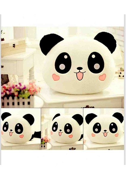 Pofuduk Panda Yastık Yumoş Peluş Ayıcık Sarılmalık Uyku Arkadaşı Dekoratif Hediyelik Eğlenceli Sūrpriz Tatlı Şirin Pandacık modelleri