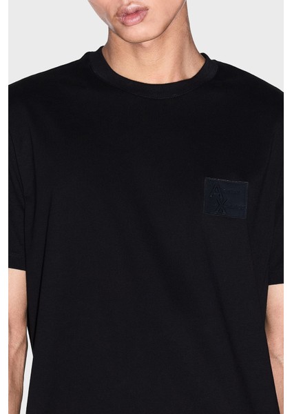 Logolu % 100 Pamuk Regular Fit Bisklet Yaka T Shirt Erkek T Shirt XM001456 AF10358 UC001 fırsatları