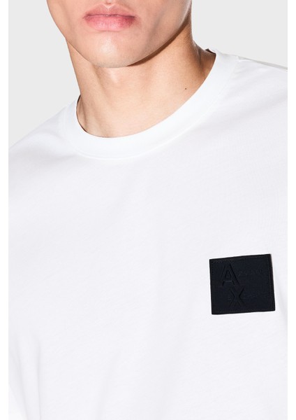 Logolu % 100 Pamuk Regular Fit Bisklet Yaka T Shirt Erkek T Shirt XM001456 AF10358 U0009 fırsatları