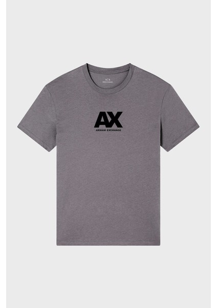 Logo Baskılı Pamuklu Regular Fit Bisiklet Yaka T Shirt Erkek T Shirt XM001403 AF16432 U8092 indirimleri