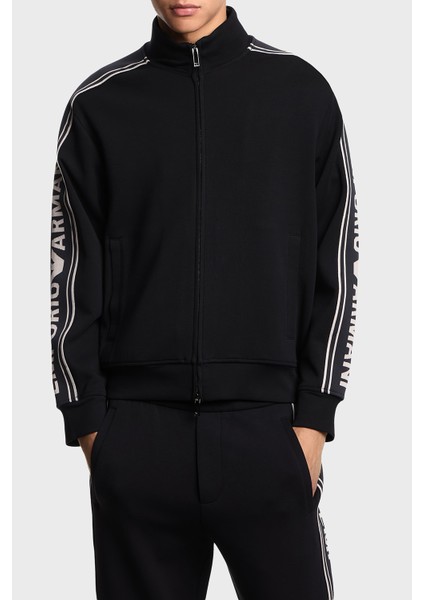 Logolu Pamuklu Regular Fit Dik Yaka Sweat Erkek Sweat EM002913 AF10013 UC001