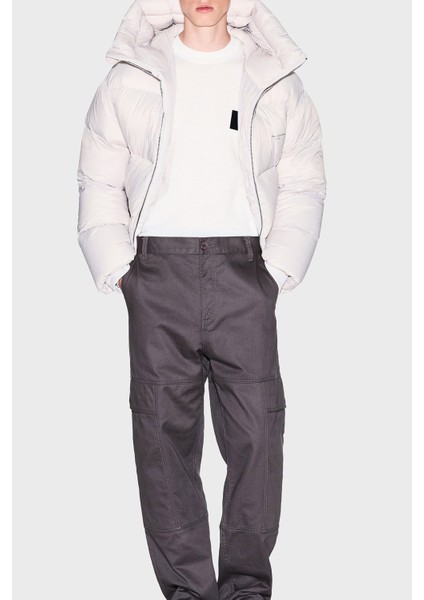 Logolu Yün Karışımlı Regular Fit Yuvarlak Yaka Kazak Erkek Kazak XM001329 AF11982 U0009 fiyatları