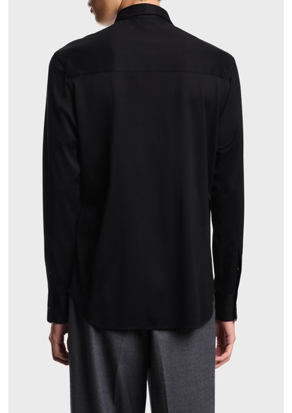 Logolu Pamuklu Regular Fit Klasik Yaka Gömlek Erkek Gömlek EM003055 AF10761 UC001 fiyatları