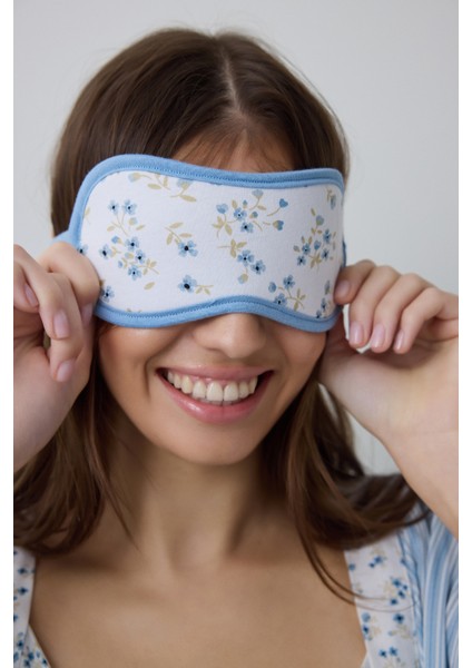 Lilah Çiçekli Uyku Gözlüğü