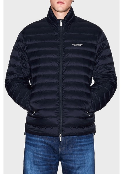 Kapitoneli Kuş Tüyü Dolgulu Regular Fit Dik Yaka Şişme Mont Erkek Mont XM001919 AF16927 UB101