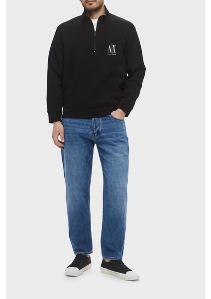 Streç Pamuklu Regular Fit Dik Yaka Sweat Erkek Sweat XM000370 AF10818 UC001 fiyatları