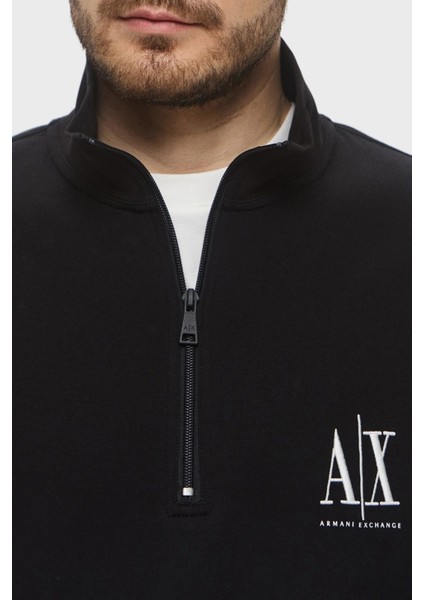 Streç Pamuklu Regular Fit Dik Yaka Sweat Erkek Sweat XM000370 AF10818 UC001 fırsatları