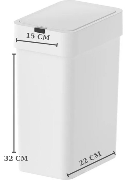 9litre Sensörlü Otomatik Çöp Kovası Ofis Mutfak Banyo Balkon Akıllı Çöp Kovası indirimleri