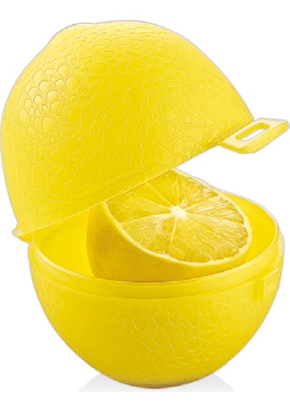 Qlux Limon Saklama Kabı Yarım Limon Kesik Limon Saklama Kabı Limon Şeklinde Saklama Kabı