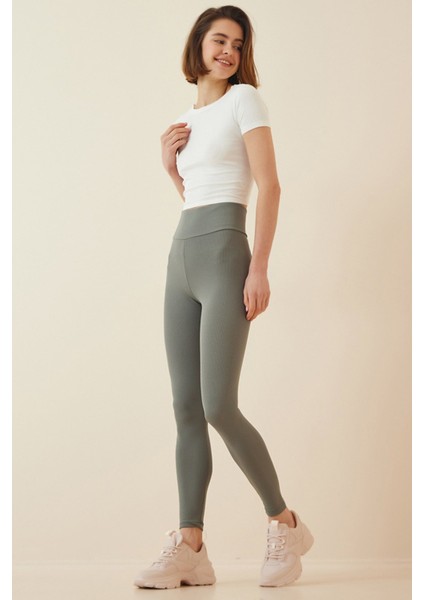 Merry Secret's Kadın Fitilli Spor Tayt