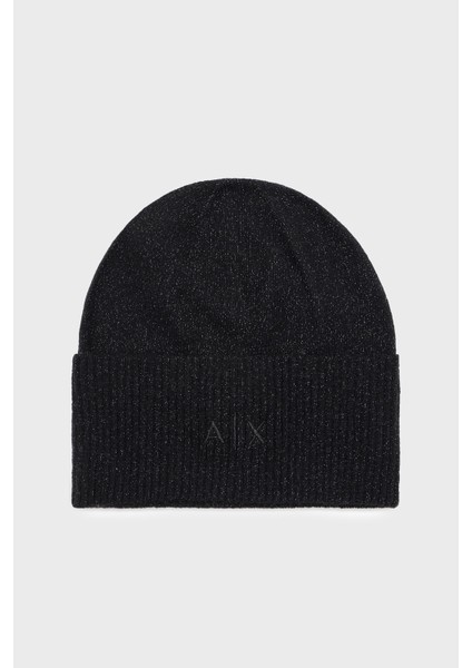 Simli Yün Karışımlı Örme Bere Bayan Bere XW001519 AF16181 MC026