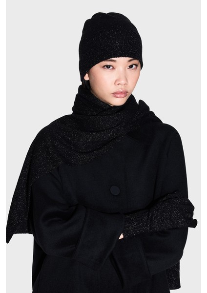 Simli Yün Karışımlı Örme Bere Bayan Bere XW001519 AF16181 MC026 fiyatları