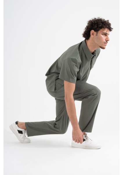 Zeytin Yeşili Milan Premium Scrubs Takım modelleri