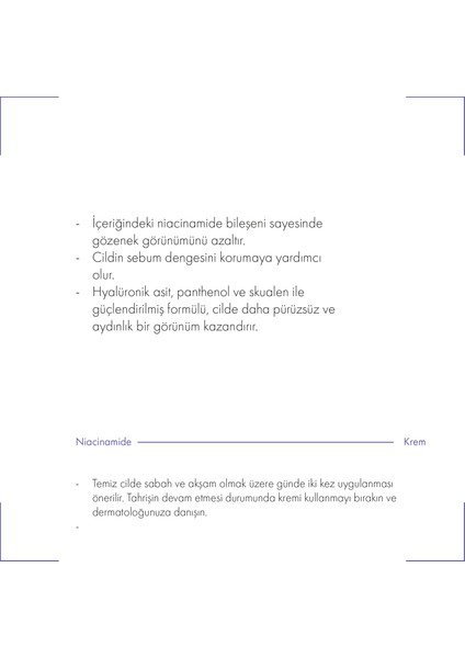 Niacinamide %10 Krem 200 ml modelleri