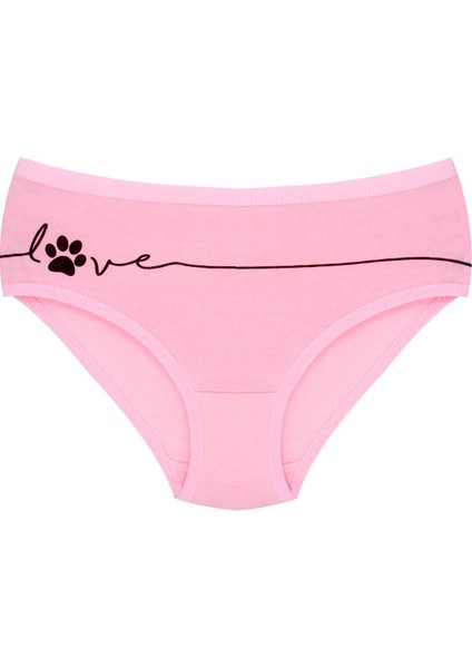 Kız Çocuk Külot 3'lü Baskılı (%96 Pamuk - %4 Elastan) modelleri