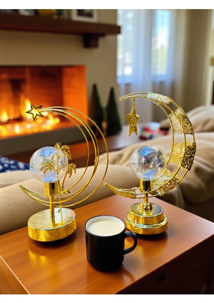 Biblo Aksesuar Ay Yıldız Ikili Işıklı 28 cm Yukseklik 20 cm En modelleri