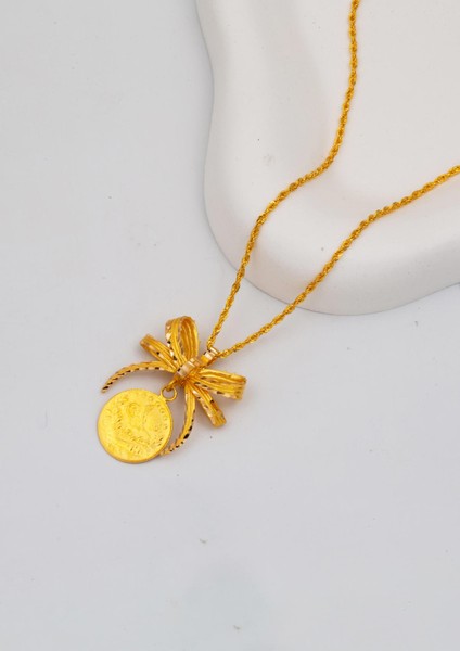 Çeyrek Reşat Altınlı 22 Ayar Kolye modelleri