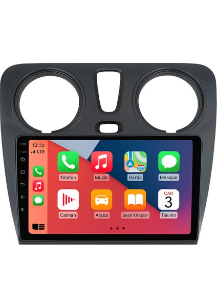 Dacia Dokker Multimedya (2012-2024) 8 GB Ram 128 GB Hafıza 8 Çekirdek Navigatör Premium Series