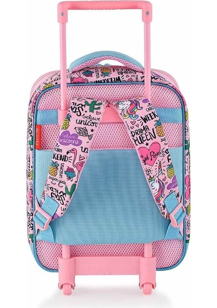 Unicorn Girl Power Çekçekli Anaokul Çantası 48310 modelleri