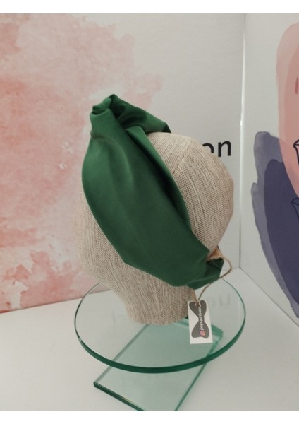 Kadife Bandana - Yeşil - Organik & El Yapımı fiyatları