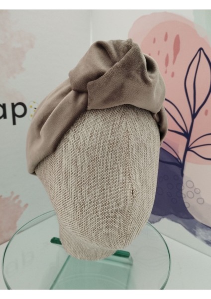 Gri Kadife Bandana - Gri - Organik & El Yapımı fiyatları