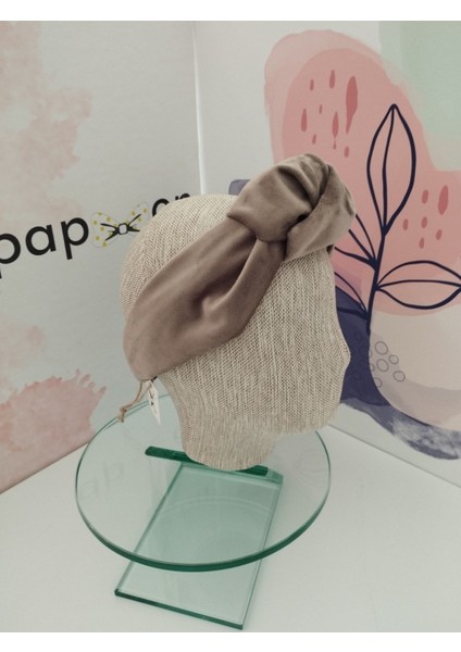 Gri Kadife Bandana - Gri - Organik & El Yapımı modelleri