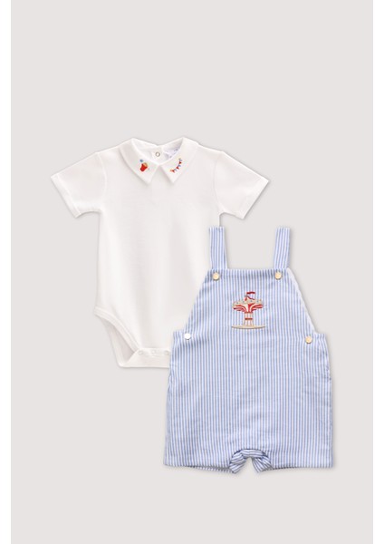 Salopet & Nakışlı Body Seti - Funfair