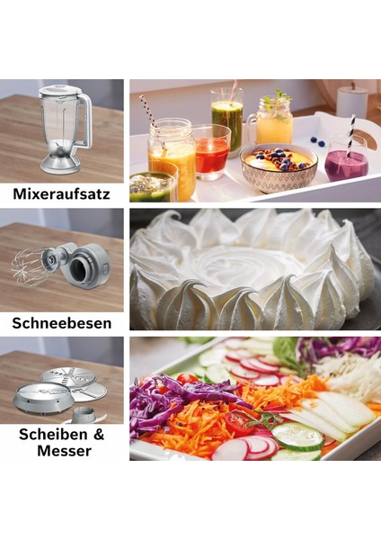 Multitalent 8 MC812S814 Mutfak Robotu – 45 Fonksiyon, 3.9l Xxl Hazne, 1.5l Blender, 1250W, Paslanmaz Çelik / Beyaz fırsatları