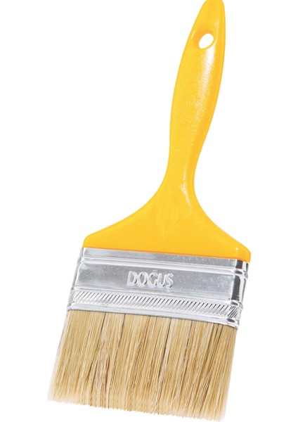 Plastik Saplı Kestirme Boya Fırçası | 1no - 1,5no - 2no - 2,5no - 3no - 4no, Tüm Numaralar Mevcut, Profesyonel ve Hobi Işleriniz Için Ideal