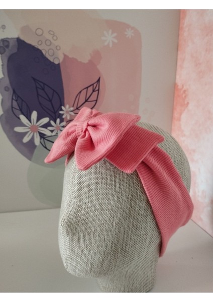 Fiyonk Saç Bandı - Pembe - Organik & El Yapımı