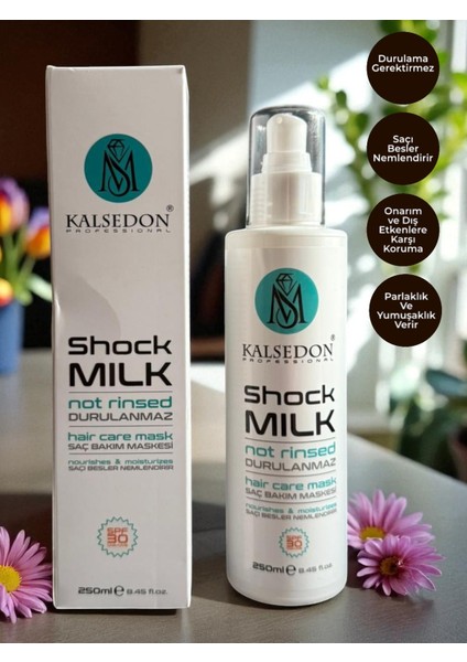 Shock Milk Durulamasız Keratin Saç Bakım Maske Sütü 250 ml fırsatları