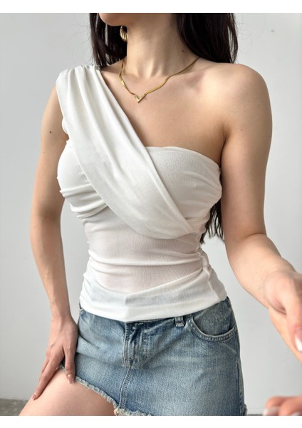 Tek Omuz Buzzy Bluz modelleri