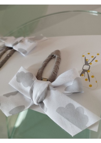 Fiyonk Çıt Çıt Toka - Gri - Organik & El Yapımı fiyatları