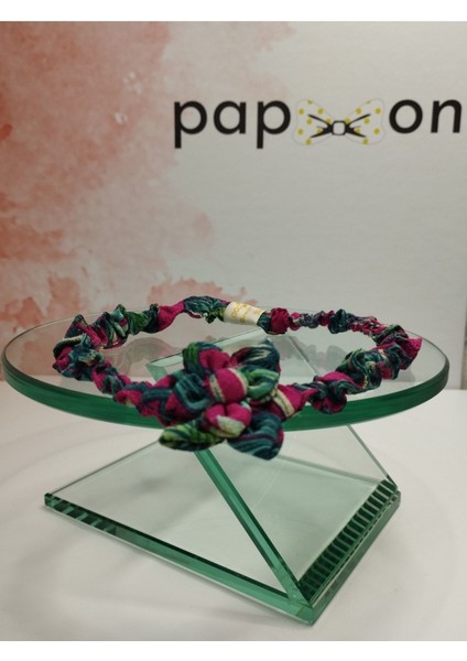 Çiçek Desenli Saç Bandı - Pembe - Organik & El Yapımı modelleri