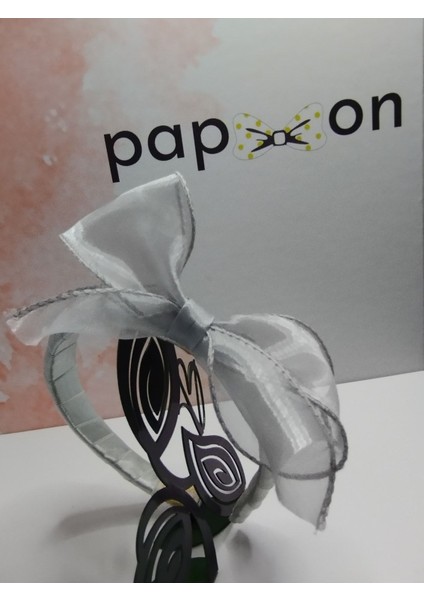 Tül Fiyonk Taç - Gri - Organik & El Yapımı fiyatları