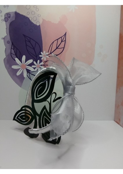 Tül Fiyonk Taç - Gri - Organik & El Yapımı modelleri