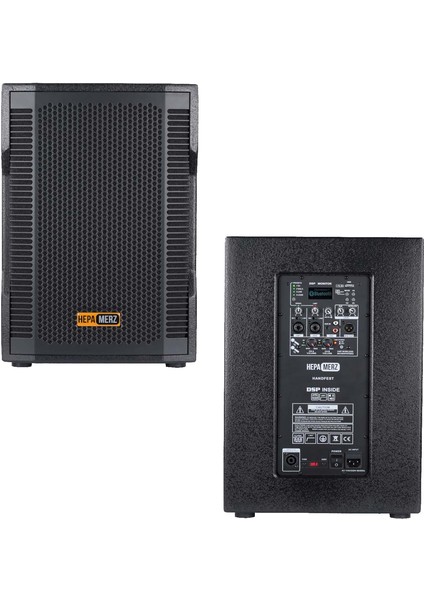 Handfest Line Array Mikrofonlu Ses Sistemi Aktif Subwoofer + Line Hoparlör 2000W