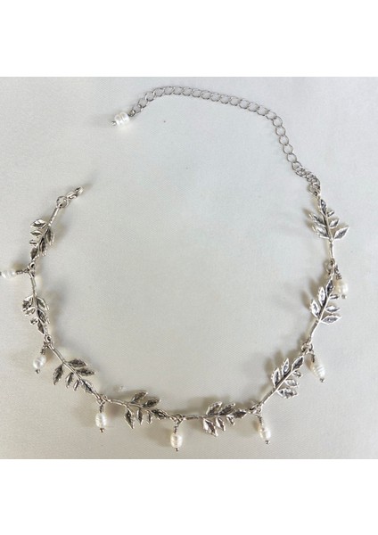 Antik Gümüş Kaplama Kadın Choker Kolye – Gerçek Inci Detaylı Şık Takı, Günlük ve Özel Kullanım indirimleri