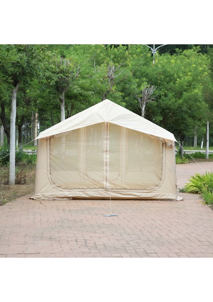 Galaksi Serisi | 8 M² Şişme Kamp Çadırı – 4 Mevsim – Geniş & Şeffaf Tavanlı – 315X250X220 cm