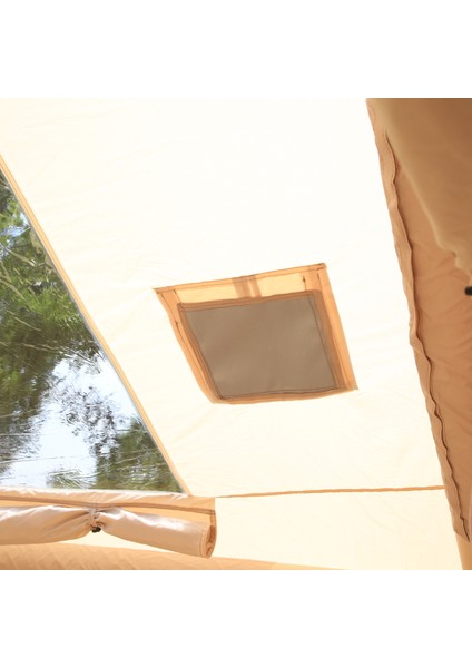 Galaksi Serisi | 8 M² Şişme Kamp Çadırı – 4 Mevsim – Geniş & Şeffaf Tavanlı – 315X250X220 cm