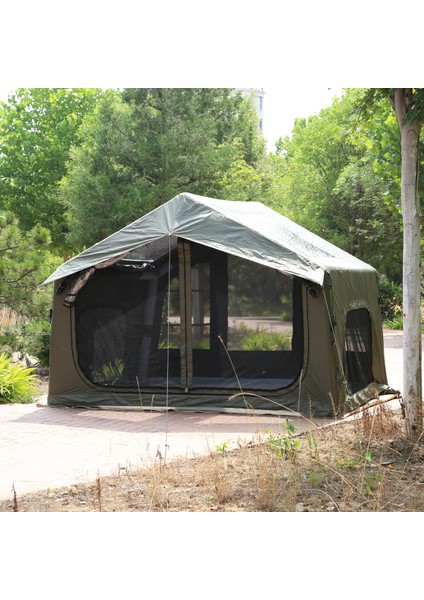 Galaksi Serisi | 8 M² Şişme Kamp Çadırı – 4 Mevsim – Geniş & Şeffaf Tavanlı – 315X250X220 cm indirimleri