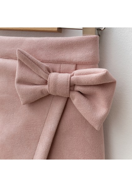 Çiçek Aksesuarlı Şort Etekli Kız Çocuk Takım modelleri