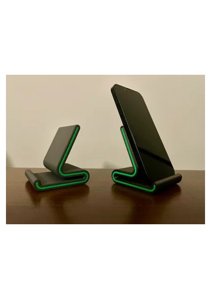 📱 Şık ve Dayanıklı Telefon Standı – Modern Tasarım, Çift Renk Detaylı