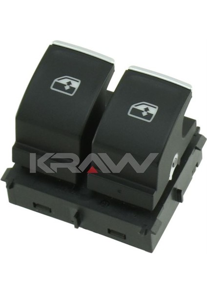 Cam Anahtarı (Tekli - Krom - 4 Pin) Leon