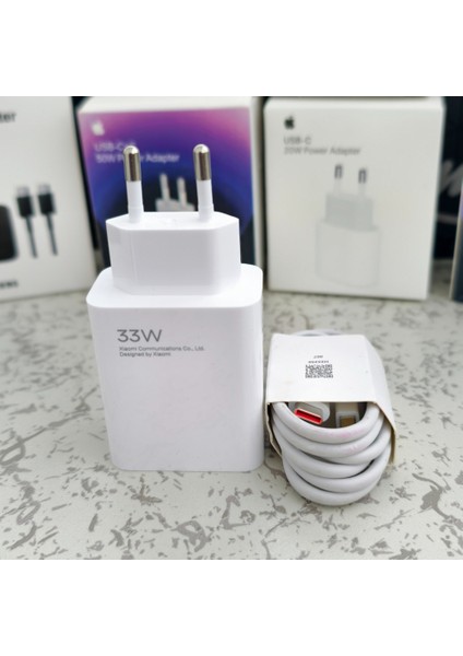 Xiaomi Redmi Note 13 Şarj Aleti Kablolu 33 Watt