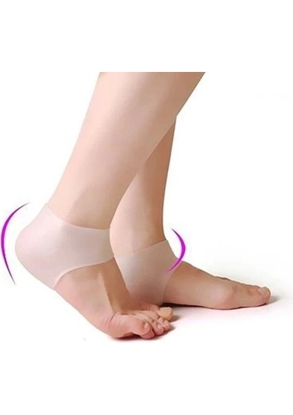 Silikon Topuk Çorabı Beyaz Renk fiyatları